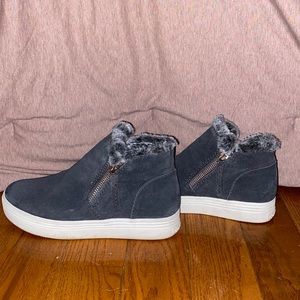 Dolce Vita sneaker bootie with fur